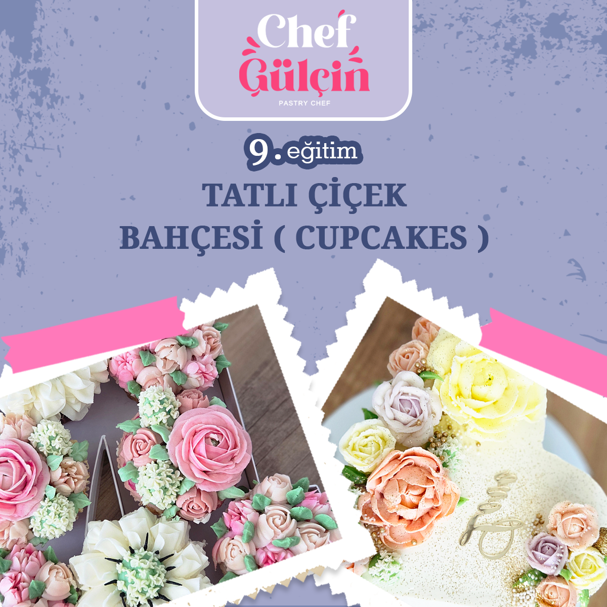Tatlı Çiçek Bahçesi (Cupcake Çeşitleri)